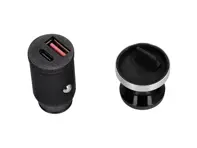 Cigarette Lighter to USB-A & USB-C Port Adapter for Porsche 911 & 912 Short-Wheelbase (SWB) 1965-1968 - 90165210200, 90165212200 - USB91165-68AC-BLK, USB91165-68AC-SLV