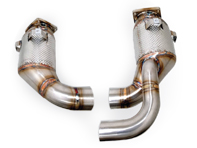 Sports exhaust catalytic converter without GPF Porsche 991.2 - P0.007.C01