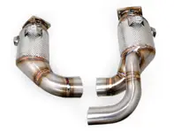 Sports exhaust catalytic converter without GPF Porsche 991.2 - P0.007.C01