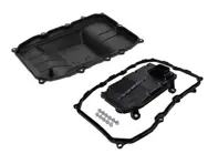 Transmission sump plate, oil strainer & sump gasket kit. Porsche 958 Cayenne / 970 Panamera - 95832137100, 95832543500, 95832136100