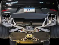 AWE Touring edition exhaust system with Black tips for 970 Panamera 2/4 (2011-2013) - 3015-43064, 3015