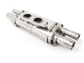 Sports exhaust rear silencer Porsche 997 GT3 and GT3 RS