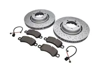 FRONT Brake Pads and Brake Disc Package Porsche 991.2 - 9P1615301, 9P1615302, 99135194702, 99160918100