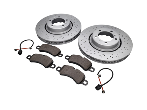 FRONT Brake Pads and Brake Disc Package Porsche 991.2 - 9P1615301, 9P1615302, 99135194702, 99160918100