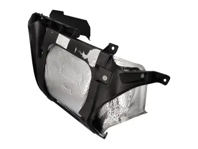 Rear bumper bracket / heatshield. Porsche 996 C2 / C4 2002>> - 99650563101, 99650563201