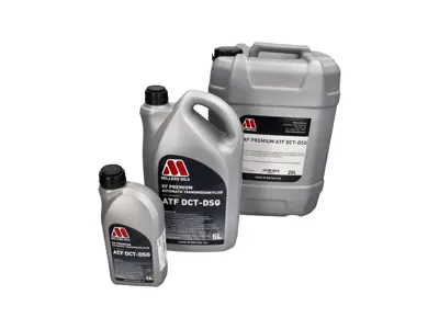 Automatic transmission fluid for dual clutch transmissions (PDK) XF Premium ATF DCT - DSG Oil Millers - 00004330513, 00004320729, 00004320730, 00004330514, 99991708000