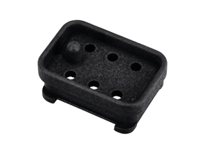 6 pin connector housing with pin. Porsche 911 / 964 / 924S / 928 / 944 S2 / 968 - 91161286801, 91161286702