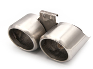 Exhaust tail pipes twin. Porsche Boxster 986 2003-04 - 99611125403, 99611125402, 99611125401, 99611125400
