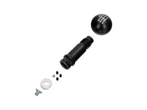 Aluminium Classic Gear Knob - Black - for Models With 6 Speed Manual Transmission. Porsche 987 Boxster/Cayman / 997 - 99742407500FOT, 99742407500FOU, 99742407500FOV, 99742407500FOW, 99742407500FPW, 99742407500FPX, 9974240750FPW, 99742407500FOY, 99742407501FOT, 99742407500FOX, 99742407500FOZ - FOZ0FOY
