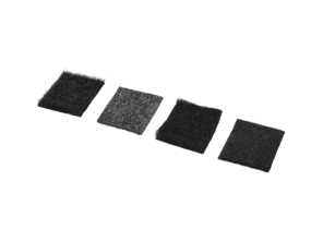 Swatch sample of restoration interior carpet set