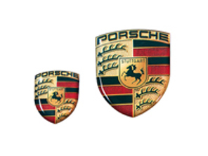 Porsche Crest Sticker 3D
