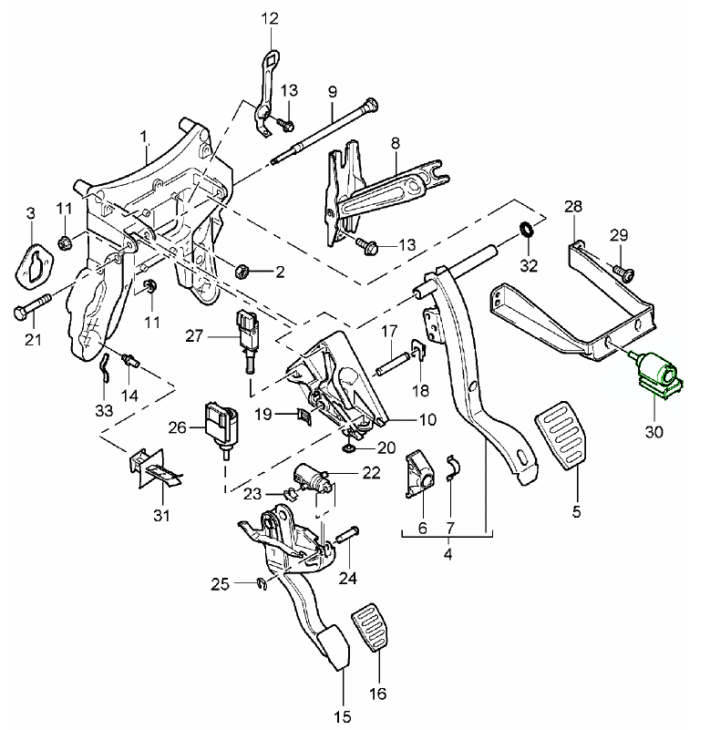Buy Porsche Cayenne 9PA (955) 20032006 Cayenne Turbo 4.5L 2003>> Brake