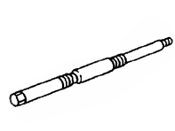 Pedal shaft. Porsche 986 Boxster / 996 Manual LHD Cars - 99642328405