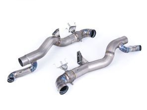 Milltek Titanium Sports Exhaust Silencer Bypass. Porsche 992 C2S / C4S 2019>> - 992251053A, 992298019A - SSXPO156