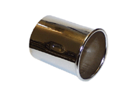 Exhaust tail pipes short - Chrome. Porsche 911 - 1620700500, 91111124503