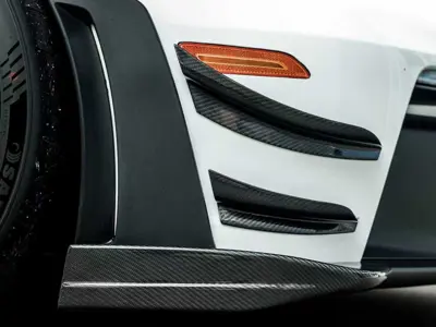 Dry Carbon Fibre Dual-Element Dive Plane Set. Porsche 992.1 GT3 RS - SRGT3DPPK