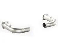 Akrapovic Link Pipe Set With Cat Bypass Titanium for Porsche 991 (911) Turbo/Turbo S 2014>> - 99711300930, 997113009AX, 99711301030, 997113010AX - LPO991T2, L-PO991T/2