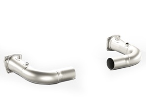 Akrapovic Link Pipe Set With Cat Bypass Titanium for Porsche 991 (911) Turbo/Turbo S 2014>> - 99711300930, 997113009AX, 99711301030, 997113010AX - LPO991T2, L-PO991T/2