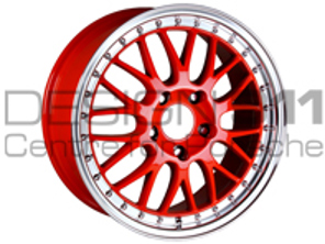 18' Style 500 Split Rim Look ORANGE Alloy wheels for Porsche Cars