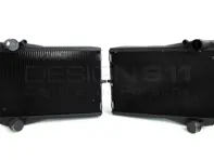 Radiator for water coolant fluid. Porsche 996 Turbo / 996 C4S / 997 Turbo (Part No. 99610613174 / 99610613272) - 99610613174, 50548, 50549, 99610613172, 99610613272, 8MK 376 765-131, 8MK 376 765-141, 99610613270 - CR1396000P, CR1397000P