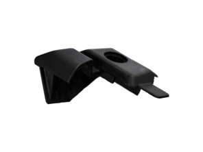 Door Window Seal End Piece - Black. Porsche 964 Speedster 1993-1994 - 9645318210001C, 9645318220001C