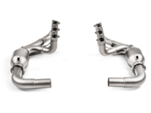 Evolution race header set (Titanium). Porsche 991.2 GT3 RS - 9A111302195, 9A1113021FX, 9A111302295, 9A1113022FX