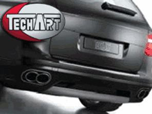 TechArt Rear Skirt I. Porsche Cayenne (957)