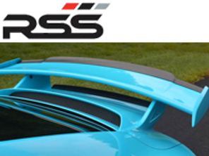 RSS Rear Wing Carbon Areo Gurney Flap (Matte Finish). Porsche 991 GT3 - 242, 242/M, 242M
