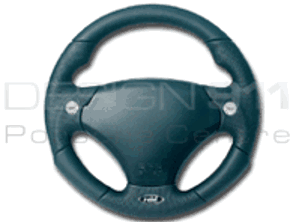 Steering Wheel Daytona - Leather Black - RAID