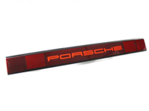 Rear centre reflector with light up Porsche logo.  Porsche 911 1987-89 - 911631NB7486