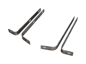 Front bumper bracket set. Porsche 356B / 356C - 64450513105, 64450513305 - JG.131.05