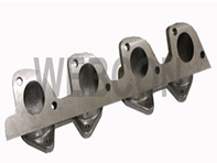 Cast Aluminium Inlet manifold to fit 2 x DCOE carburettors or Alpha Throttle bodies to Porsche 924 2.0 4 cylinder engine - MI9007