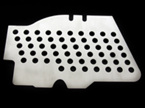 Alloy pedal floor board LHD RIGHT. Porsche 911 1969-83 - 90155106422, 911764-04