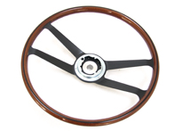 Wood Steering Wheel 42cm, Porsche 911 1965-69 - Scratched - 90134708211, 90134708201 - STG116102B