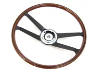 Wood Steering Wheel 42cm, Porsche 911 1965-69 - Scratched - 90134708211, 90134708201 - STG116102B