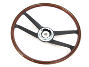 Wood Steering Wheel 42cm, Porsche 911 1965-69 - Scratched - 90134708211, 90134708201 - STG116102B