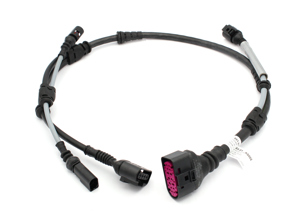 Wiring harness, rear axle, left. Porsche 991 Carrera - 99160913301, 99160913401