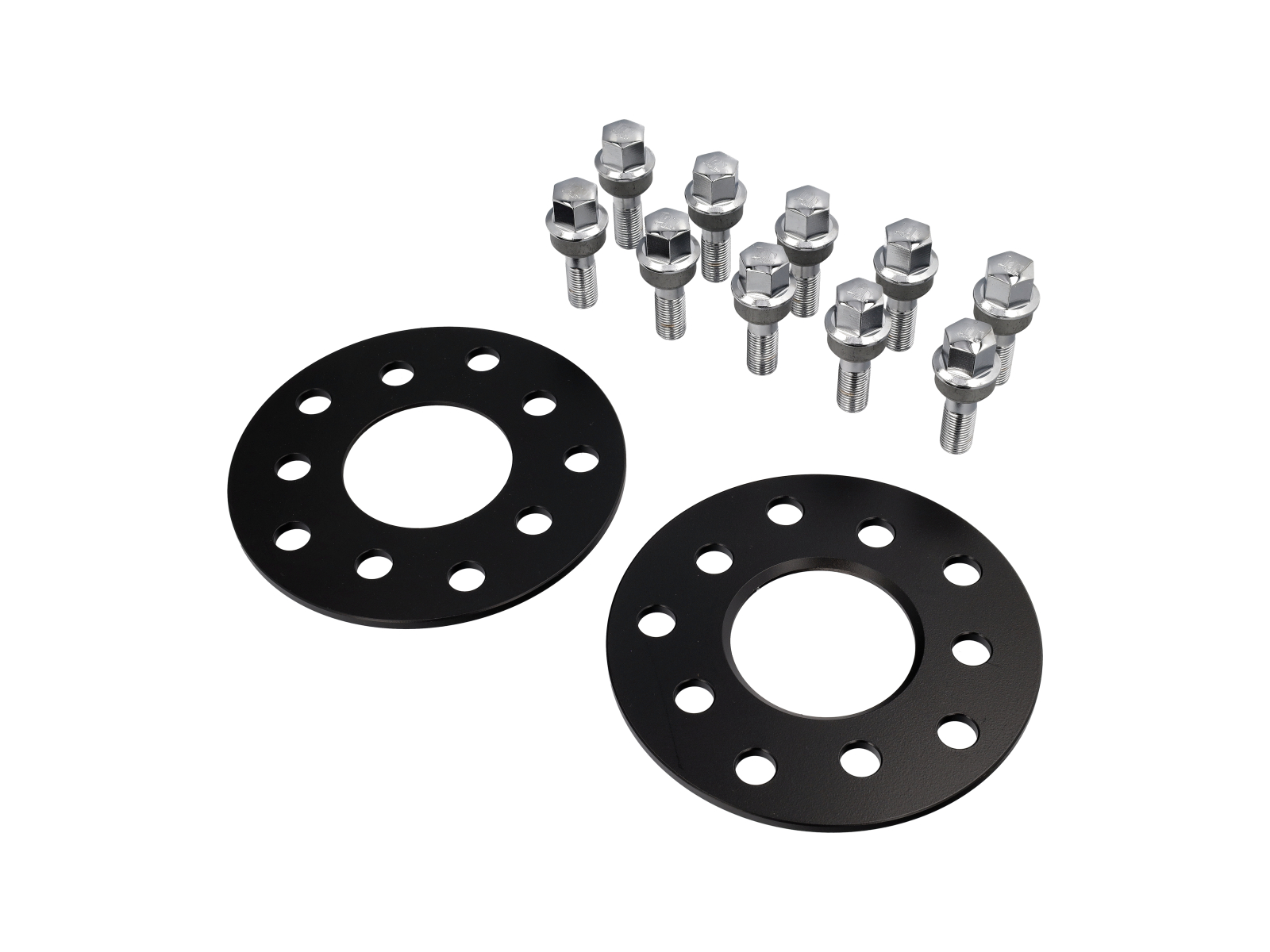 Wheel Spacers Hubcentric 5mm + 10 Bolts Porsche PCD 5x130 stud Pattern