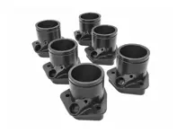 Intake Manifold Adapter Kit for Standard Manifolds, Black. Porsche 964 / 993 3.6L 1989–98 - 96411071101, 99311071250 - AMS9050157, AMS9050158