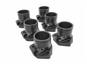 Intake Manifold Adapter Kit for Standard Manifolds, Black. Porsche 964 / 993 3.6L 1989–98 - 96411071101, 99311071250 - AMS9050157, AMS9050158