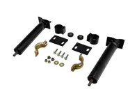 Front bumper metal bracket tubes & fittings. Porsche 911 1974-89 - 91150504503, 91150504501 - PR14002P, 1684151500, 911288