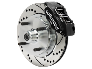 Front brake Powerlite caliper and rotor kit with vented, drilled and slotted discs. Porsche 914/4 1973-76 Wilwood - 477407075, 311615107B, 311615108B - 140-17474-DR, 140-17474-D