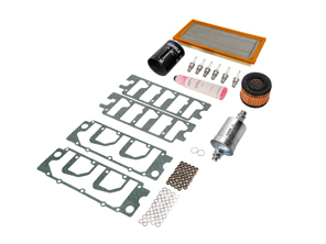 Service maintenance kit for Porsche 911 3.0L Carrera  Oil, Air Filters,  Spark plugs, + More - 93010776403, 91111018502, 99917016290, 90012311830, 93011340100, 91111017623, 93010590201, 00004400204