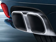 Exhaust Tail Pipes SPORT Version. Porsche 958 Cayenne V6 / 958 Cayenne S V8 - 95804420008