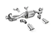 Milltek GPF-Back Valved Exhaust System With Polished GT-115 Tailpipes. Porsche 718 Boxster / Cayman / GT4 2020>> - 982251053F, 982251053H, 982251053K, 982251053E, 982251053D, 982251053G - SSXPO189