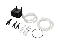 Fuel bleeder expansion tank set, Black. Porsche 911 1969-73 - 90120106222, 90120161922, 90120160322, 90120161822, 90120160222, 99951216002, 9970207450, 90120160124, N0235653 - 1615653110, EQ201600