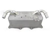 Engine oil heat exchanger. Porsche 958 Cayenne / 970 Panamera - 94810728121, 94810728122
