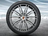 20' '911 TURBO' Alloy Wheels & Tyres Original Porsche for 718 Boxster/Cayman - 98204460210, 98204460218