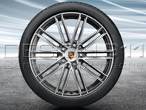20' '911 TURBO' Alloy Wheels & Tyres Original Porsche for 718 Boxster/Cayman - 98204460210, 98204460218
