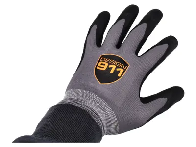 Design 911 Foam Nitrile work gloves